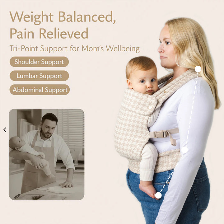 Baby Carrier Ergonomic Cozy and Lightweight Carrier Enhanced Lumbar Support Baby Sling Carrier Bag Wrap Sling Cpc Certification