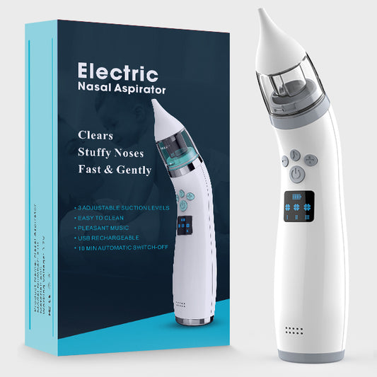 Electric baby nasal aspirator with box – gentle and fast nose cleaner