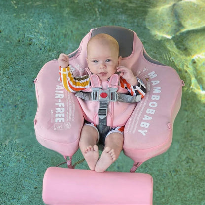 Hot Sale Not Inflatable Swim Trainer Air Free Mambobaby Baby Floating Toys with Canopy for Pool Swimming Water Fun